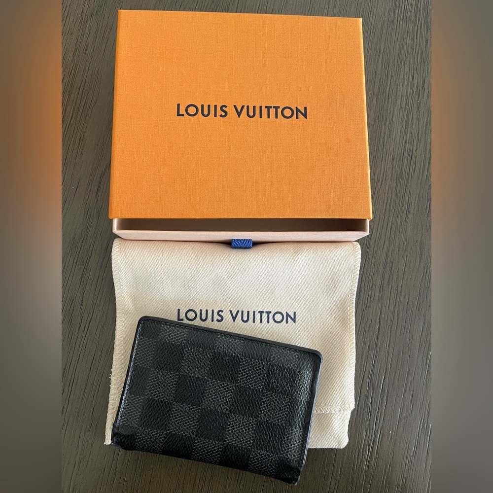 Louis Vuitton Checkered Black Bifold Wallet